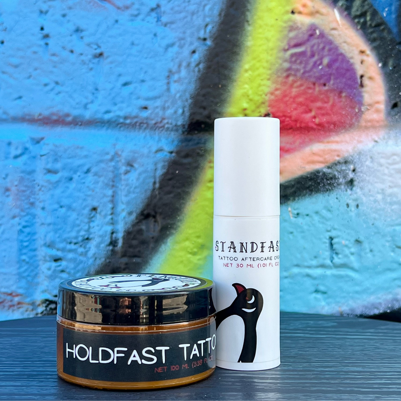 Stay True Kit | Soothing Tattoo Aftercare Cream & Hold Fast Tattoo Balm