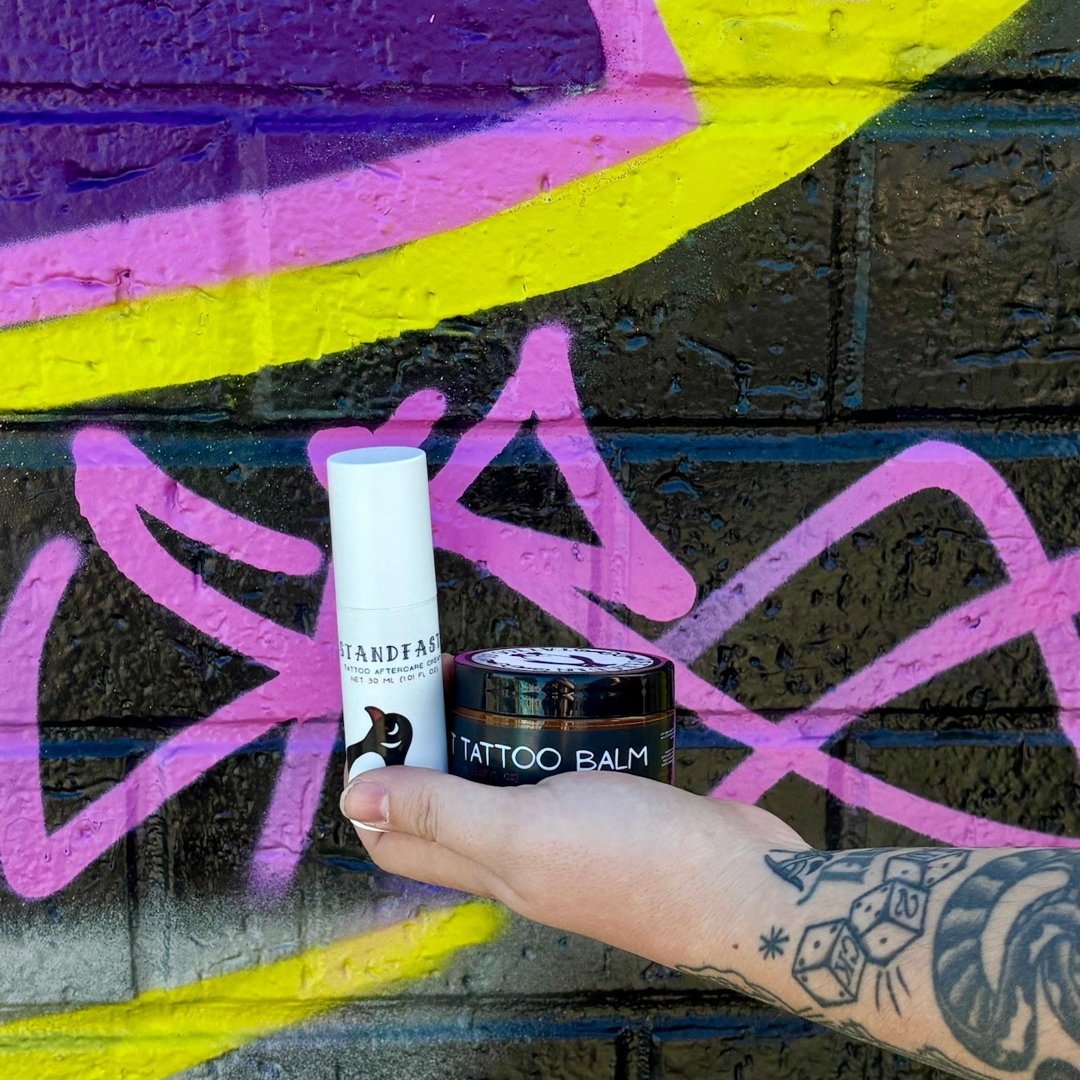 Stay True Kit | Soothing Tattoo Aftercare Cream & Hold Fast Tattoo Balm