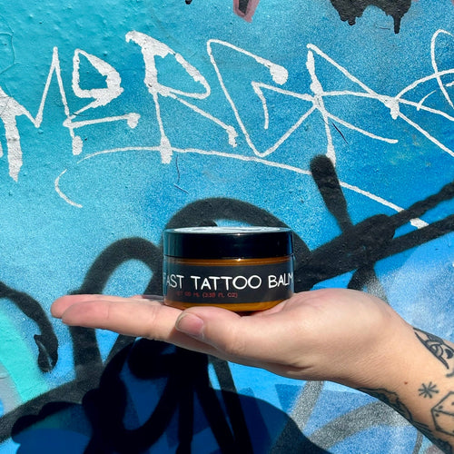 Hold Fast tattoo aftercare balm 100ml by Penguin Tattoo Co, Australian made, fragrance free